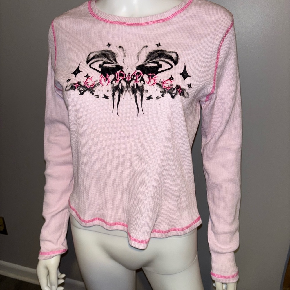 Zumiez Pink Long Sleeve Graphic Long Sleeve